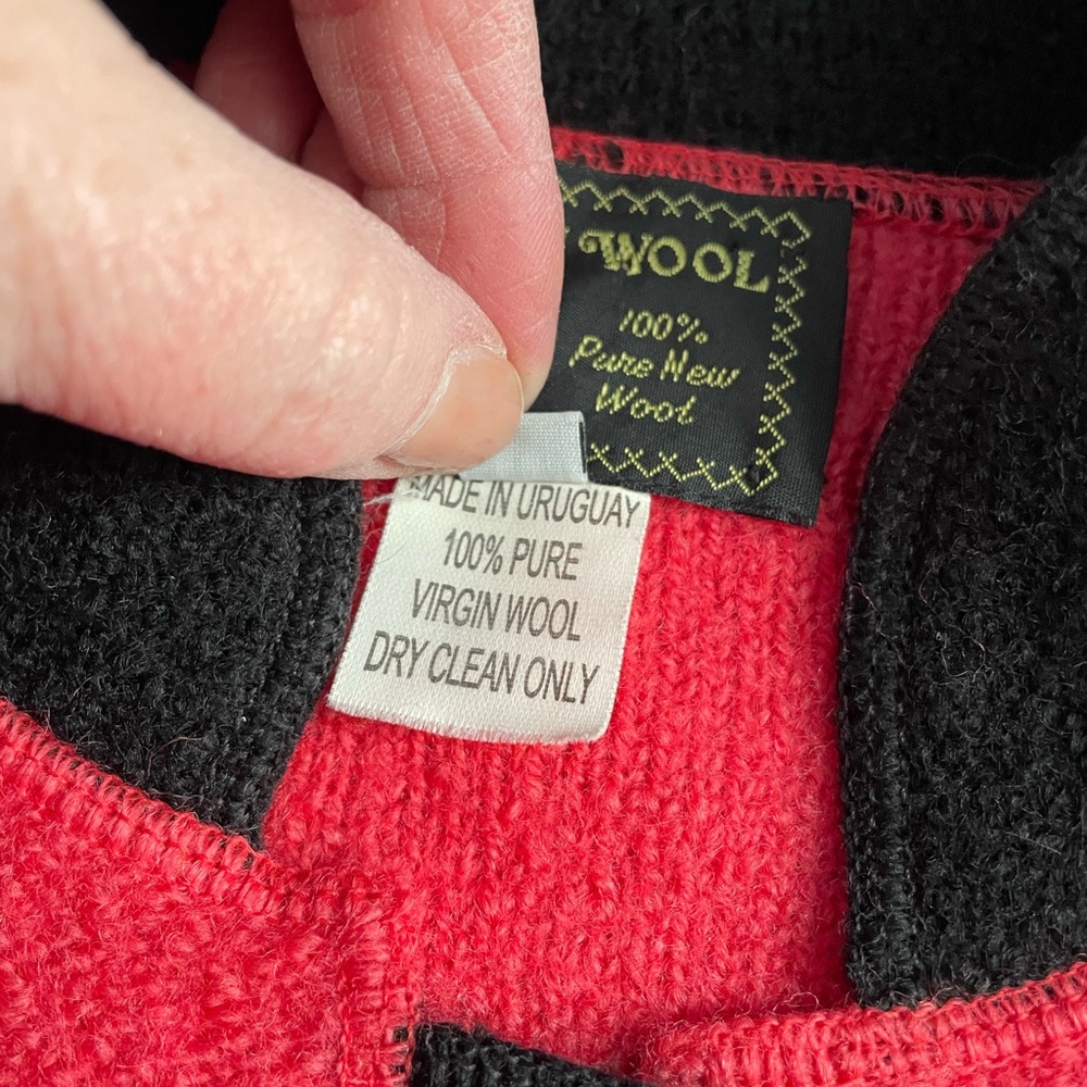 South Wool Toggle Button Front Sweater Cardigan U… - image 4